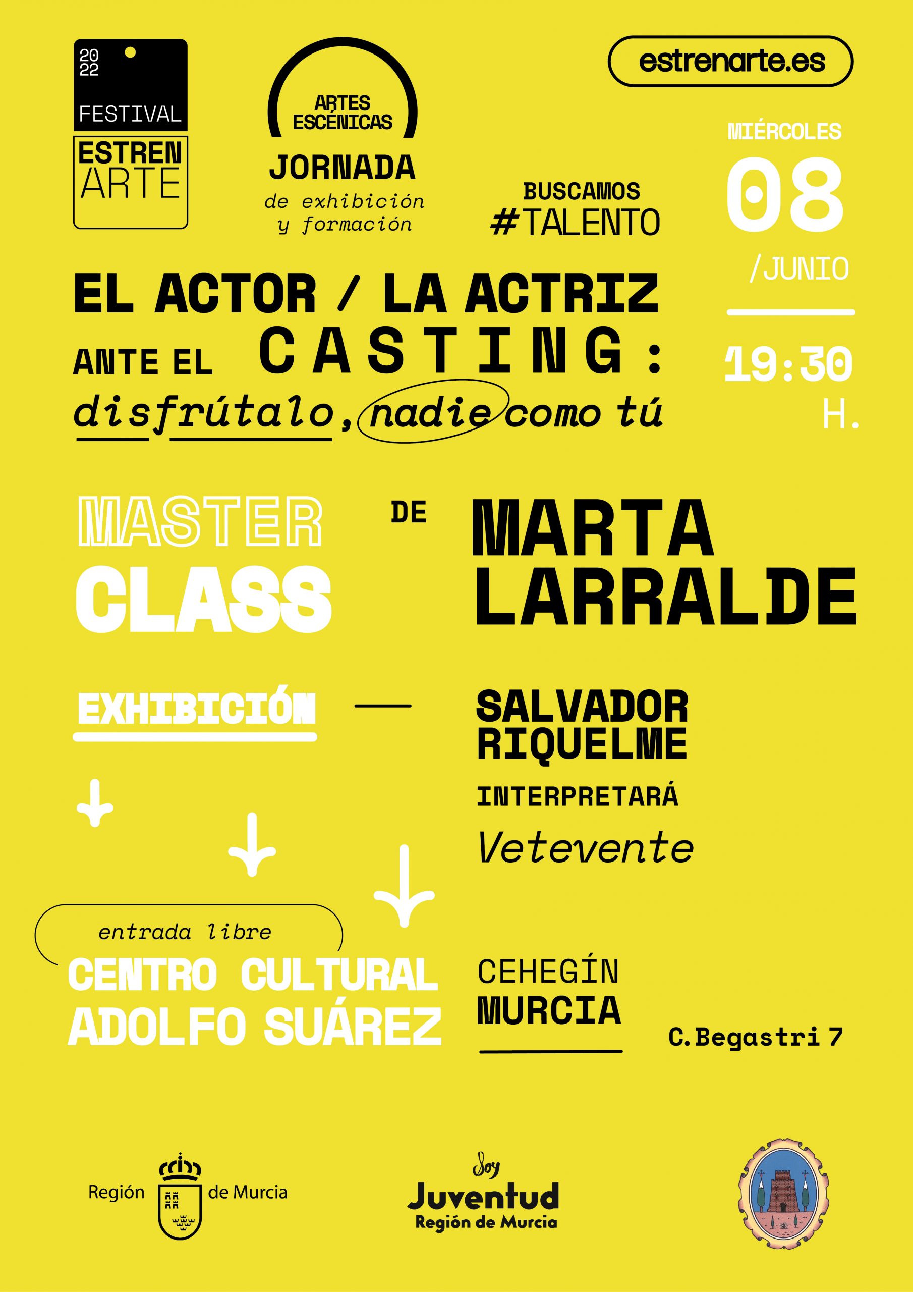 Cartel El actor / la actriz ante el casting