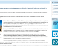 CARM – El festival Estrenarte abre una nueva convocatoria para apoyar y difundir el talento de los jóvenes artistas de la Región